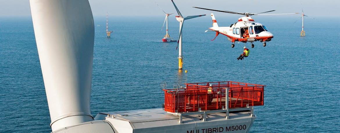 How Utility Helicopter Construction Is Advancing Green Energy